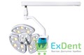 Стоматологическая установка Mercury 550 с 26-диодным светильником, нижняя подача с подкатным модулем - фото 35013