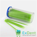Аппликаторы Микробраш ДС Браш S (1 мм) - зеленые (100 шт) 14099 - фото 36570