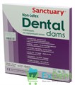 Резиновые завесы Dental Dams фиолетовые (152 х 152 мм) - листы безлатексные для раббердам (15 шт) - фото 39615