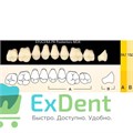 Гарнитур боковых зубов  Efucera PX - верхние, цвет A2 фасон 34, композитные трехслойные (8шт) - фото 39933