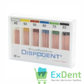 Гуттаперчевые штифты 04 №45-80 Dispodent для пломбирования корневых каналов (60 шт) - фото 41116