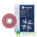 Диски полировочные Kagayaki RoundFlex T бордо - грубый, втулка -метал (9,5 мм х 50 шт) - фото 41187