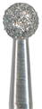 801-014M-FGXL Бор алмазный NTI, хвостовик FG экстра длинный, форма шаровидная, среднее зерно - фото 6170