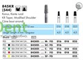 845KR-025F-FG Бор алмазный NTI, форма конус круглый кант, мелкое зерно - фото 6947