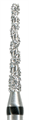 856-012TSC-FG Бор алмазный NTI, стандартный хвостик, форма конус круглый, сверхгрубое зерно - фото 7285