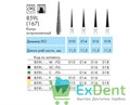 859L-010F-FG Бор алмазный NTI, форма конус, остроконечный, длинный, мелкое зе - фото 8284